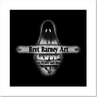 Bret Barney Art Ghost Logo Posters and Art